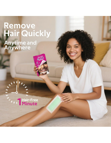 Tiras de Cera Depilatorias Waxfans 60 Unidades Hipoalergénicas