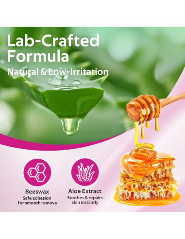 Tiras de Cera Depilatorias Waxfans 60 Unidades Hipoalergénicas