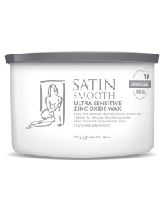 Cera Depilatoria Satin Smooth Óxido de Zinc 396 g Piel Sensible
