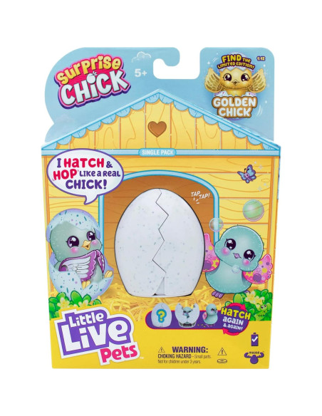 Pollito Sorpresa Little Live Pets Huevo Azul Interactivo Pollito Sorpresa Little Live Pets Huevo Azul Interactivo