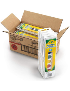 Set de 8 Pinturas Acuarelables Crayola - Lavables y Seguras 2