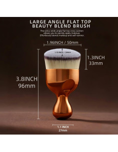 Brocha Kabuki para Autobronceador GOERTI - Oro Rosa 2