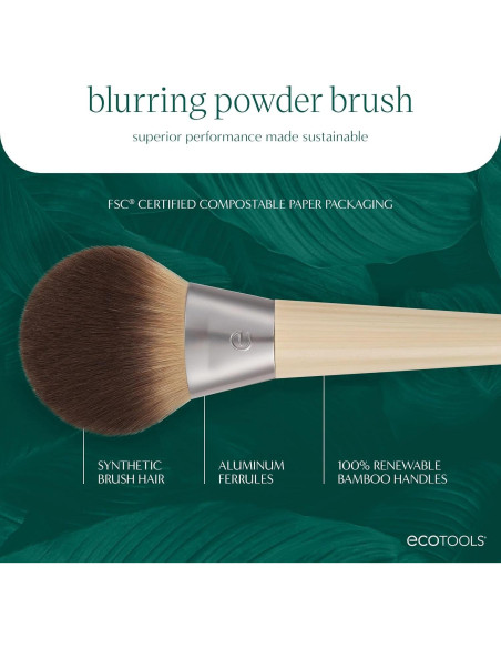 Brocha de Maquillaje EcoTools para Polvo Difuminador 22,56 cm