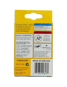 Tizas de colores Crayola 12 unidades - 2 paquetes 2