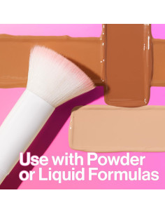 Brocha Kabuki Wet n Wild Cabeza Plana Cerdas Sintéticas 2