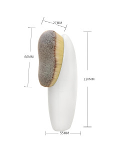 Pincel Kabuki de Base Coshine Blanco Alta Densidad 2