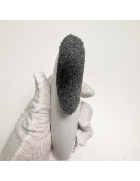 Pincel Kabuki de Base Coshine Blanco Alta Densidad