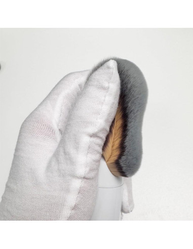 Pincel Kabuki de Base Coshine Blanco Alta Densidad