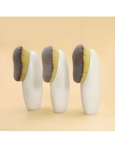 Pincel Kabuki de Base Coshine Blanco Alta Densidad