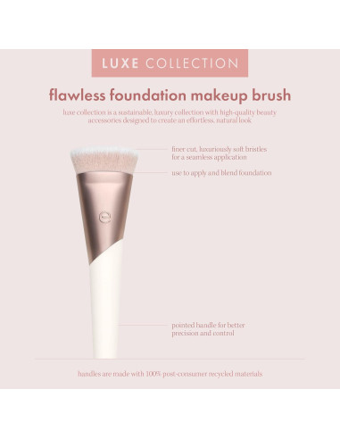 Brocha de Maquillaje EcoTools Luxe para Base Sin Imperfecciones