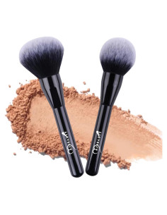 Conjunto de 2 Brochas Faciales AJBEAUTY - Cerdas Suaves