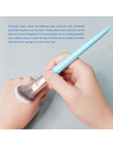 Brocha de Rubor en Ángulo ACOSBRUOP - Suave y Ergonómica