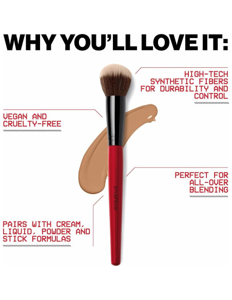 Brocha Difuminadora Smashbox para Maquillaje Líquido y Polvo