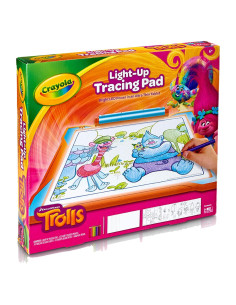 Crayola Luz Tracing Pad Trolls, Caja de Calco LED 6+