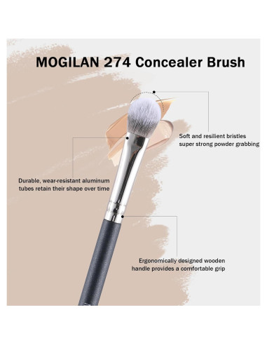 Brocha de Corrector MOGILAN 274 para Ojos - Precisión y Suavidad