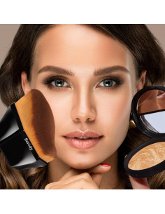 Brocha de Base Premium Banidy Hexagonal Negra 8,71x5,79cm 2