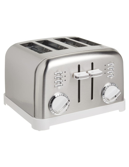 Tostadora Cuisinart CPT-180WP1 4 Rebanadas Acero Inoxidable