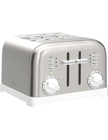 Tostadora Cuisinart CPT-180WP1 4 Rebanadas Acero Inoxidable