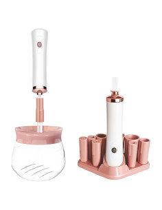 Limpiadora Automática de Brochas FEIMINI Rosa - Rápida y Eficaz
