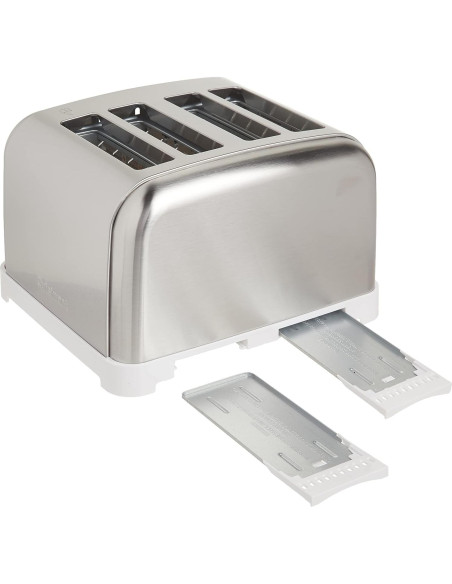 Tostadora Cuisinart CPT-180WP1 4 Rebanadas Acero Inoxidable