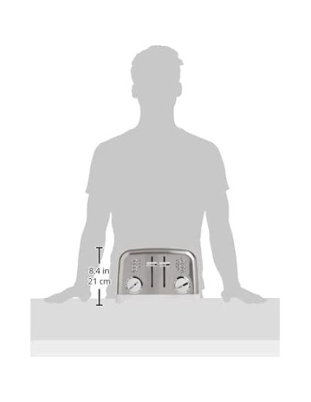 Tostadora Cuisinart CPT-180WP1 4 Rebanadas Acero Inoxidable