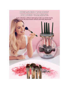 Limpiador de Brochas de Maquillaje PRO Eléctrico Automático 2