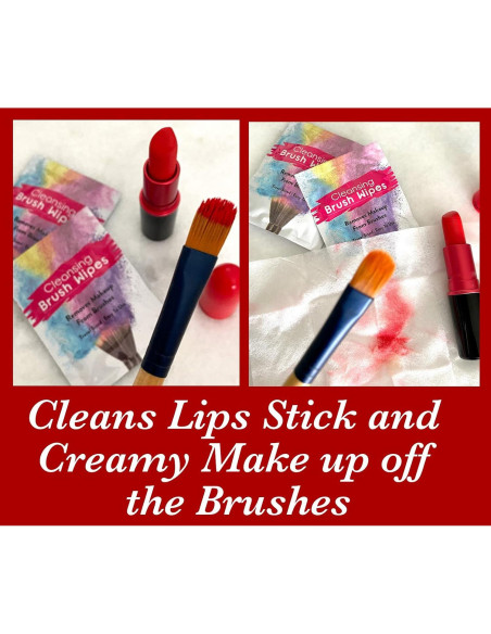 24 Toallitas de Limpieza de Brochas Evriholder - Rápidas y Prácticas