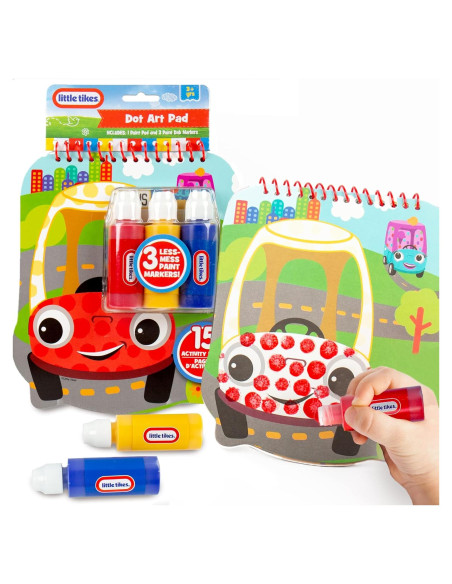 Bloc de Arte de Puntos Little Tikes con 3 Marcadores
