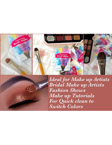 24 Toallitas de Limpieza de Brochas Evriholder - Rápidas y Prácticas