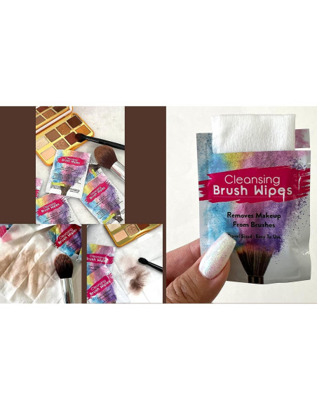 24 Toallitas de Limpieza de Brochas Evriholder - Rápidas y Prácticas