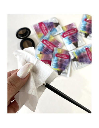 24 Toallitas de Limpieza de Brochas Evriholder - Rápidas y Prácticas