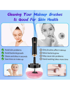 Máquina Limpiadora y Secadora de Brochas BCLYGH - Rápida y Eficaz 2