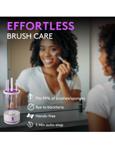 Limpiadora eléctrica de brochas EITABEL 2 en 1 7000RPM 2