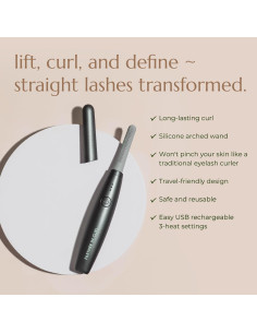 Rizador de Pestañas Calentado Chella Deluxe USB Recargable 2