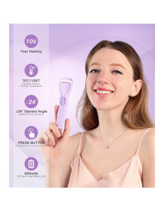 Rizador de Pestañas Calentado HEBECA EC2001 Recargable 2