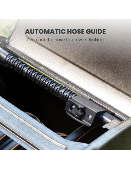 Carrete de Manguera Giraffe Tools SW5 Metal 150 pies Verde