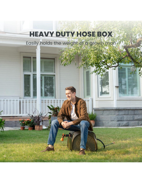 Carrete de Manguera Giraffe Tools SW5 Metal 150 pies Verde