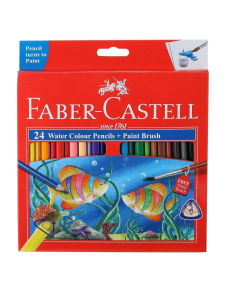Lápices de Acuarela Faber-Castell 24 Colores Premium
