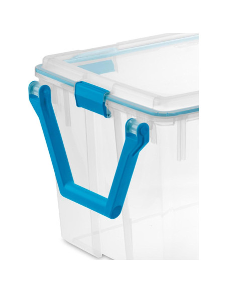 Caja de Almacenamiento Sterilite 120 Qt con Ruedas y Tapa