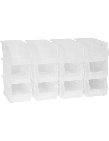 Bins de Almacenamiento Apilables Akro-Mils 30230, 12 Piezas