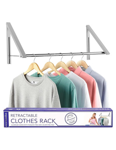 Perchero Plegable Doble Stock Your Home con Barra 27kg