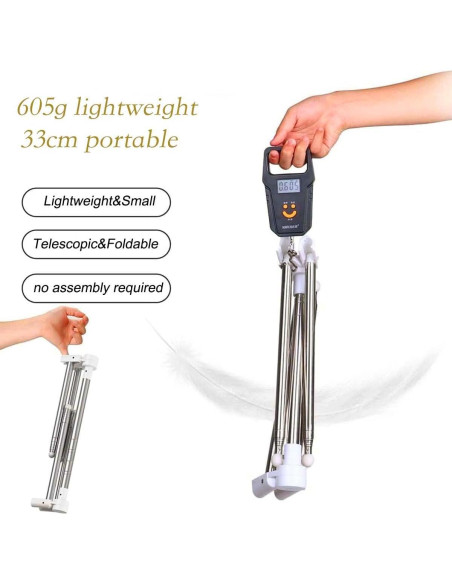 Perchero de Ropa Plegable Heekaby Acero Inoxidable 134 cm