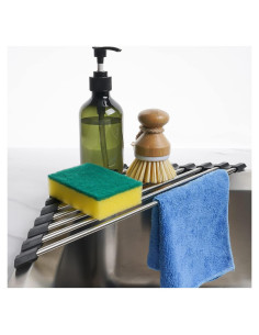 Estante Secado Platos Plegable Tomorotec Acero Inoxidable