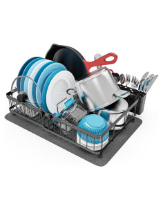 Estante de Secado de Platos GSlife Expandible 16.5-21.3" Negro