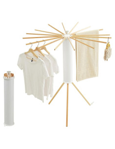 Soporte de Secado de Ropa JOOM Plegable 20 kg Madera
