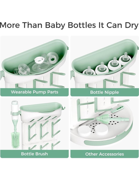 Estante Secado Botellas Momcozy DK01 para 18 Botellas