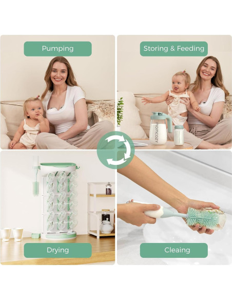 Estante Secado Botellas Momcozy DK01 para 18 Botellas