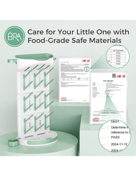 Estante Secado Botellas Momcozy DK01 para 18 Botellas