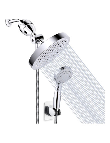 Cabezal de Ducha Filtrado Taiker YL-FSH, Alta Presión 60 cm