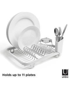 Escurridor de Platos Umbra Sinkin - Caddy Drenaje Blanco 2